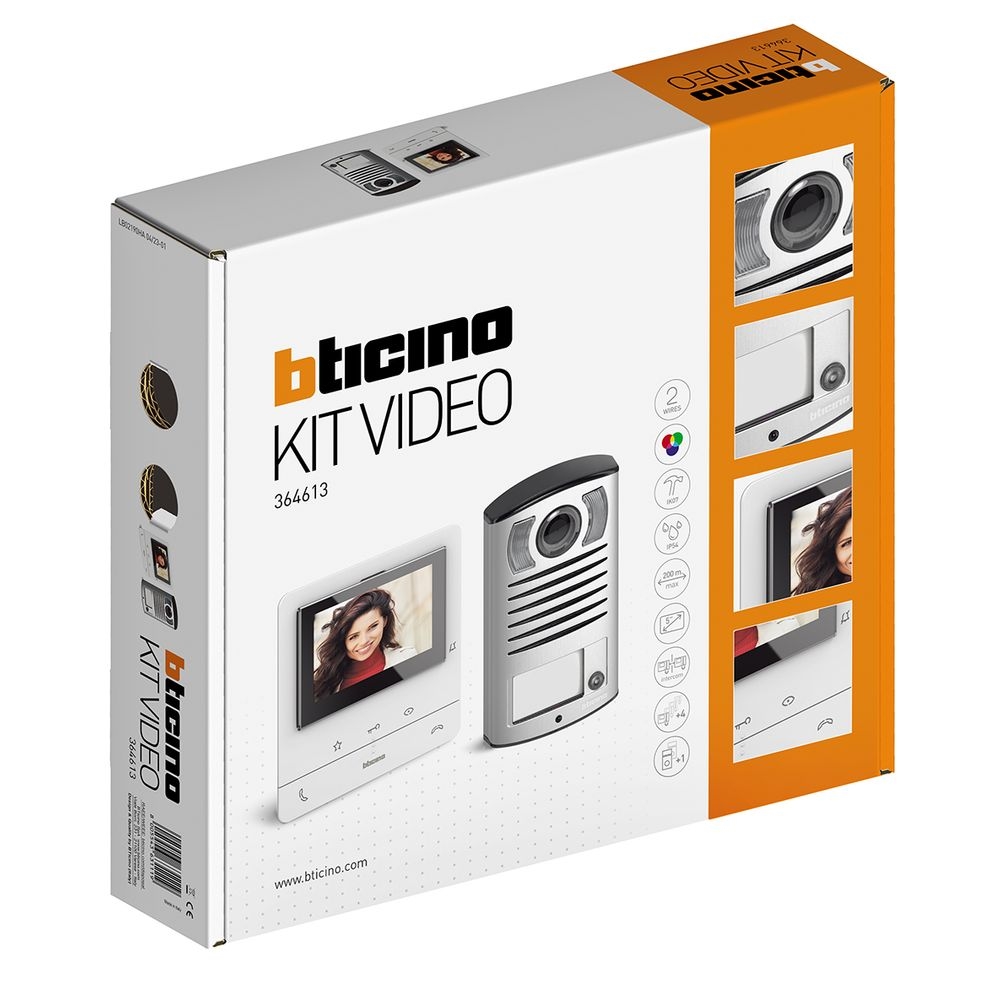 Kit Video Vivavoce Monofamiliare Linea 2000_Classe 100V12B BTICINO 364613
