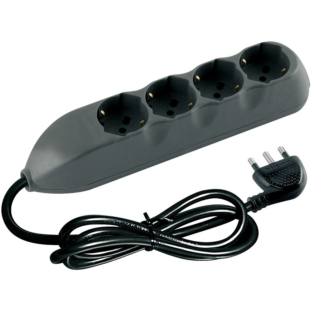 Multipresa Poker - 4 Prese 2P+T 16A BTICINO 3680G