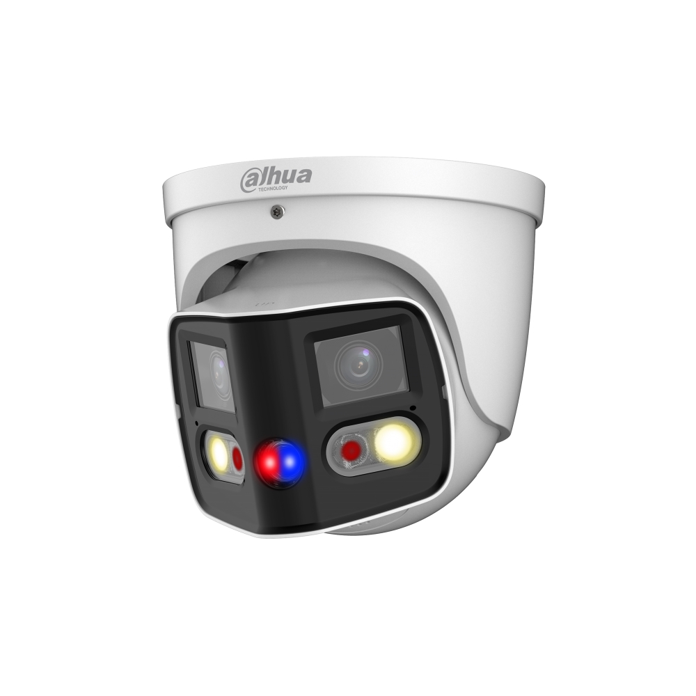 Eyeball Ip Ai Tioc Duo 2X4 Mp 2.8 Mm Ir/Led Mic DAHUA IPC-PDW3849-A180-AS-PV