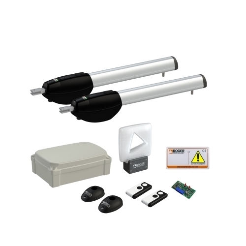 Kit Motoriduttori Per Battenti Fino 2.5 Mt Brushless ROGER TECHNOLOGY KIT BE20/210 Automazione Automatismo