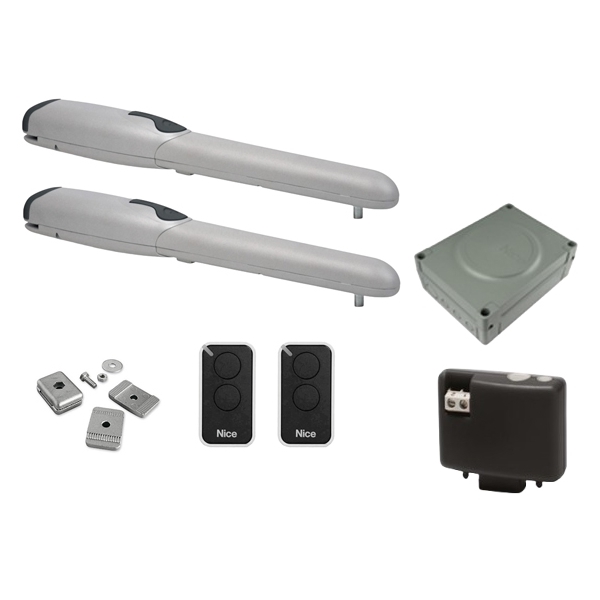 Kit Automazione Per Cancelli a Battente Con Ante 2 MT 230V NICE WINGO4000KIT WINGO4KLT WG4000