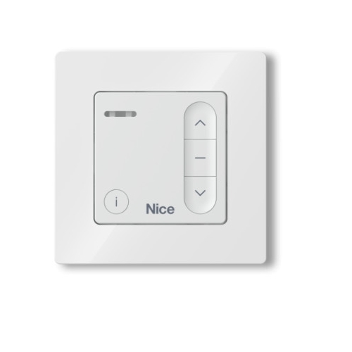 Trasmettitore Telecomando Bianco NICE DOMÌ W1 DOMIW1 Bidirezionale Da Parete Monocanale