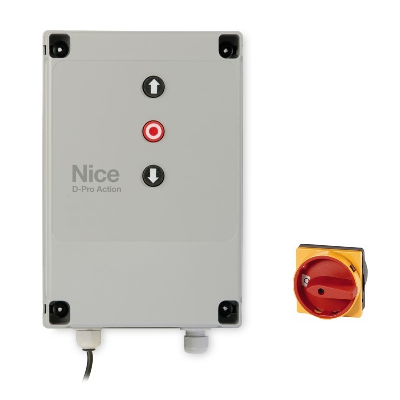 Centrale Di Comando Per Sistemi Di Automazione Porte Industriali NICE D-PRO ACTION NDCC2002 400v