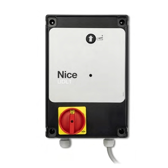 Centrali Di Comando Per Rampe Di Carico Monovalvola Con Sponda A Cerniera NICE UDL1 NICC3A215B 400v