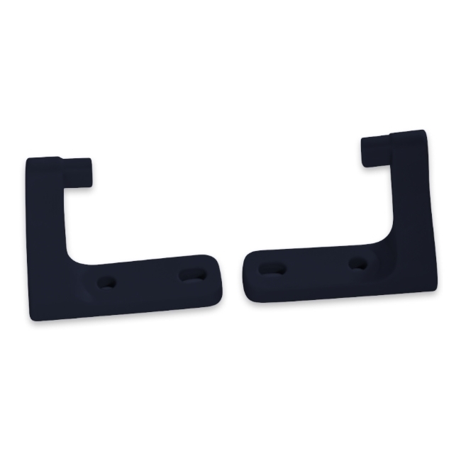 Coppia Staffe Di Supporto Per Attuatore Kimo202 Nero NEKOS 4010146N