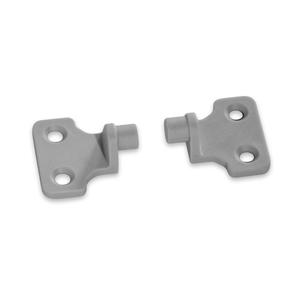 Coppia Staffe Per Incasso Attuatore Kimo 202 Grigio NEKOS 4010147G