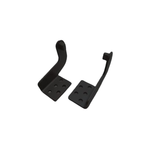 Coppia Staffe Metalliche Di Supporto Per Montaggio Orizzontale H.45 Mm Per Inka 356 Nero NEKOS 4010064N