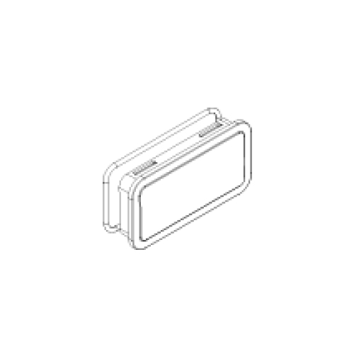 Vetro Per Coperchio CARDIN 9991184 Ricambio GLMECHA230M GLMECHA24M