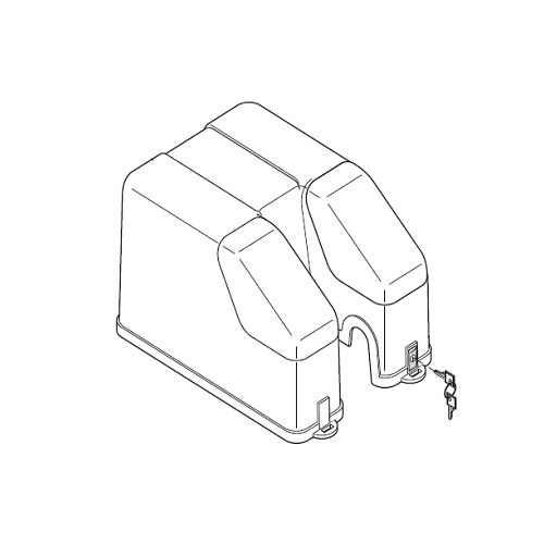 Cofano Senza Lampeggiante 710/EL302C 710/EL402C 710/EL613 CARDIN 999276 Ricambio Originale
