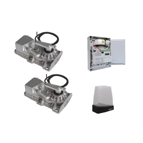 Kit Automazione Per Cancelli Battente Fino 4MT 400Kg CAME 8K01MI-008 Con Motori Interrati FROG-X