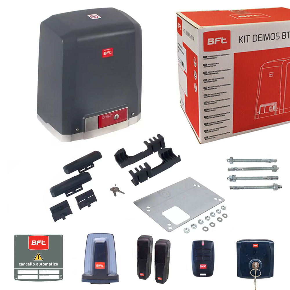 Kit Automatismo Cancello Scorrevole 24v BFT DEIMOS ULTRA BT A400 R925264 00002 2611815