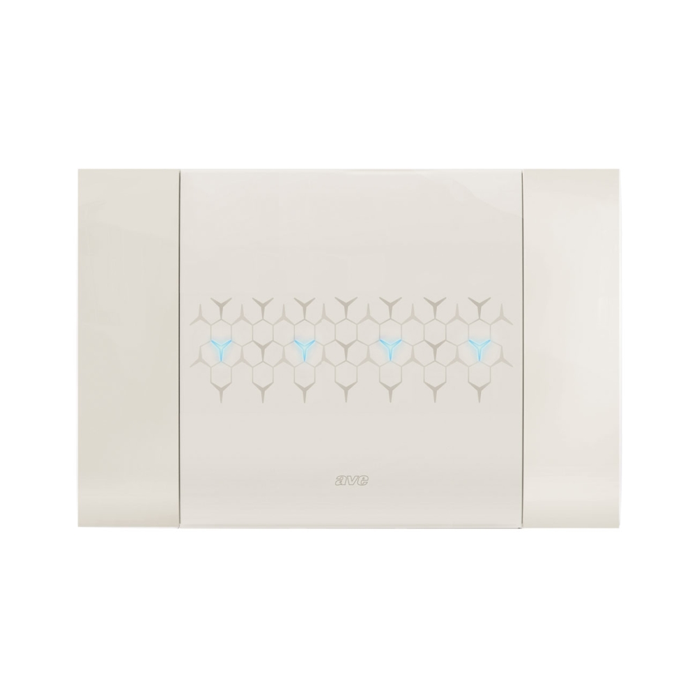 Placca Smart44 Touch Met.Avorio 4M AVE 44PSMTC4AVR