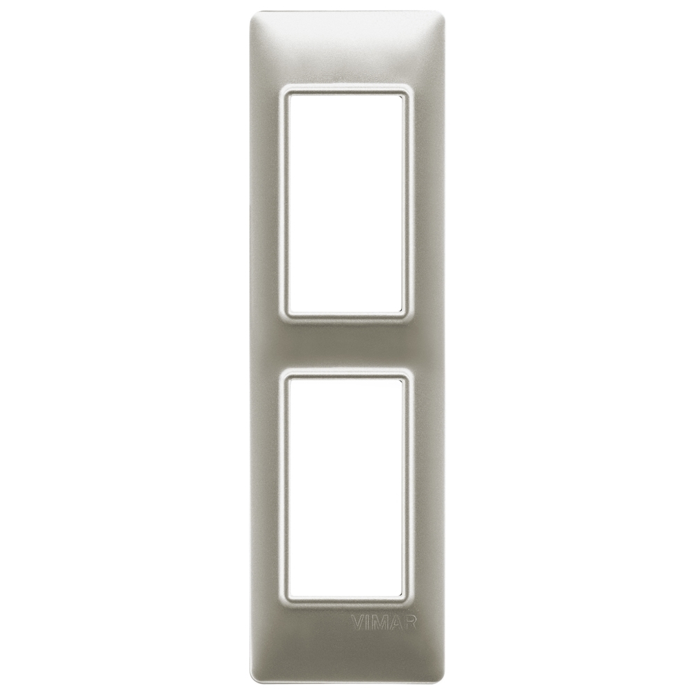 Placca 2M Pannelli Nichel Opaco VIMAR 14667.21
