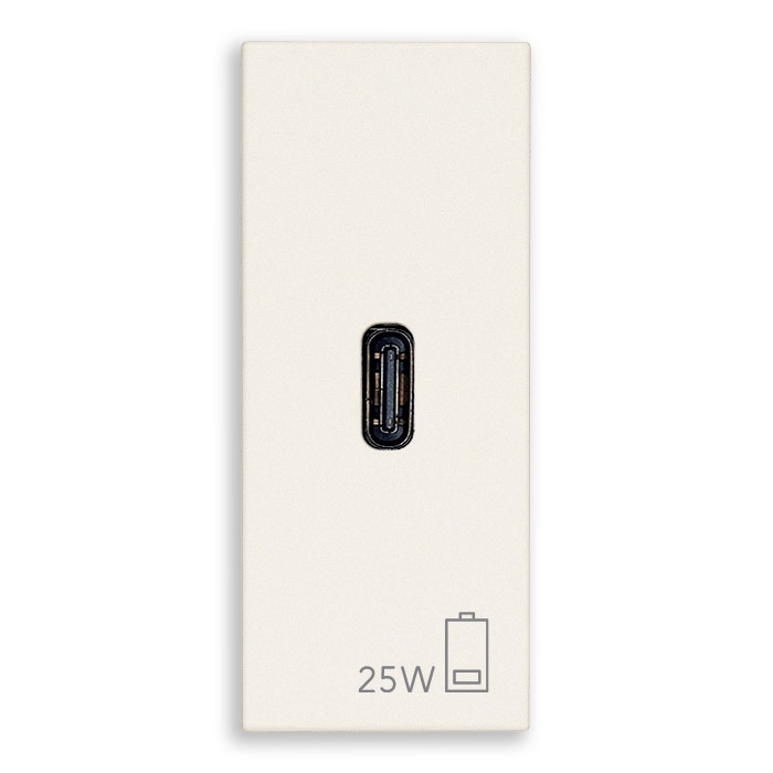 Alimentatore Usb C Pd 25W Bianco VIMAR 30292.C25B