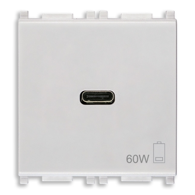 Alimentatore Usb C 60W Pd Silver VIMAR 14298.60.SL
