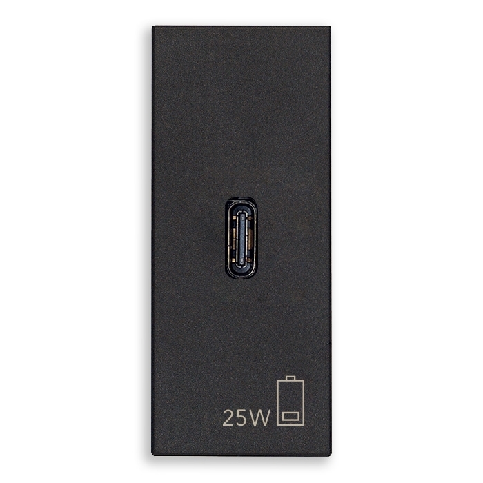 Alimentatore Usb C Pd 25W Nero VIMAR 30292.C25G