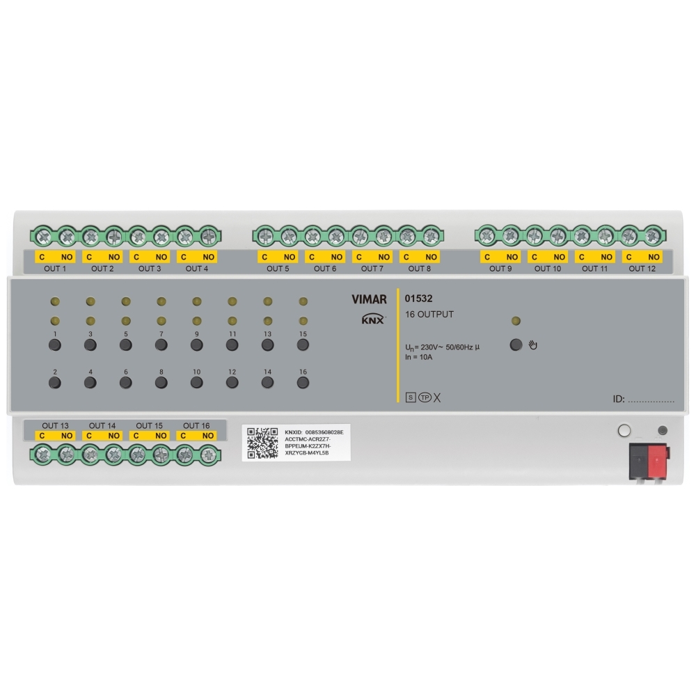 Attuatore Knx Secure 16 Uscite 250V 10Ax VIMAR 01532