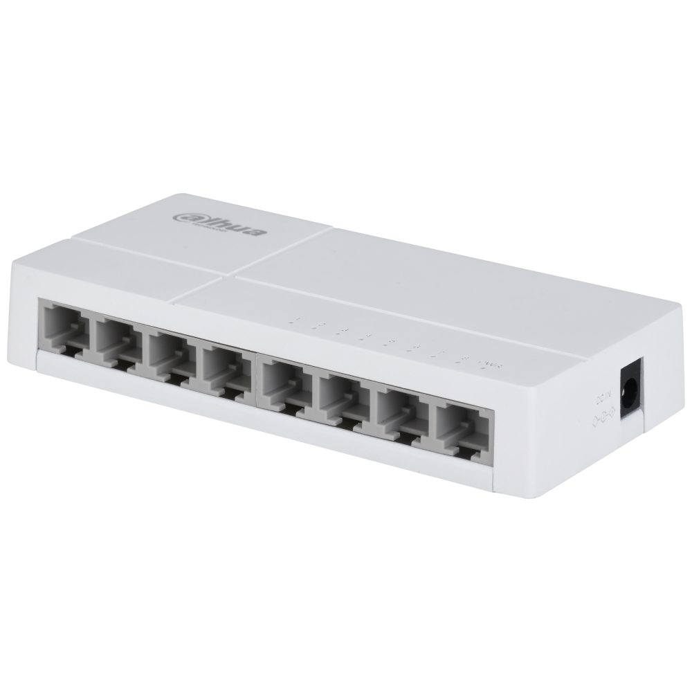 Switch Unmanaged 8 Porte 10/100 Mbps, Case Plastico DAHUA SF1008L