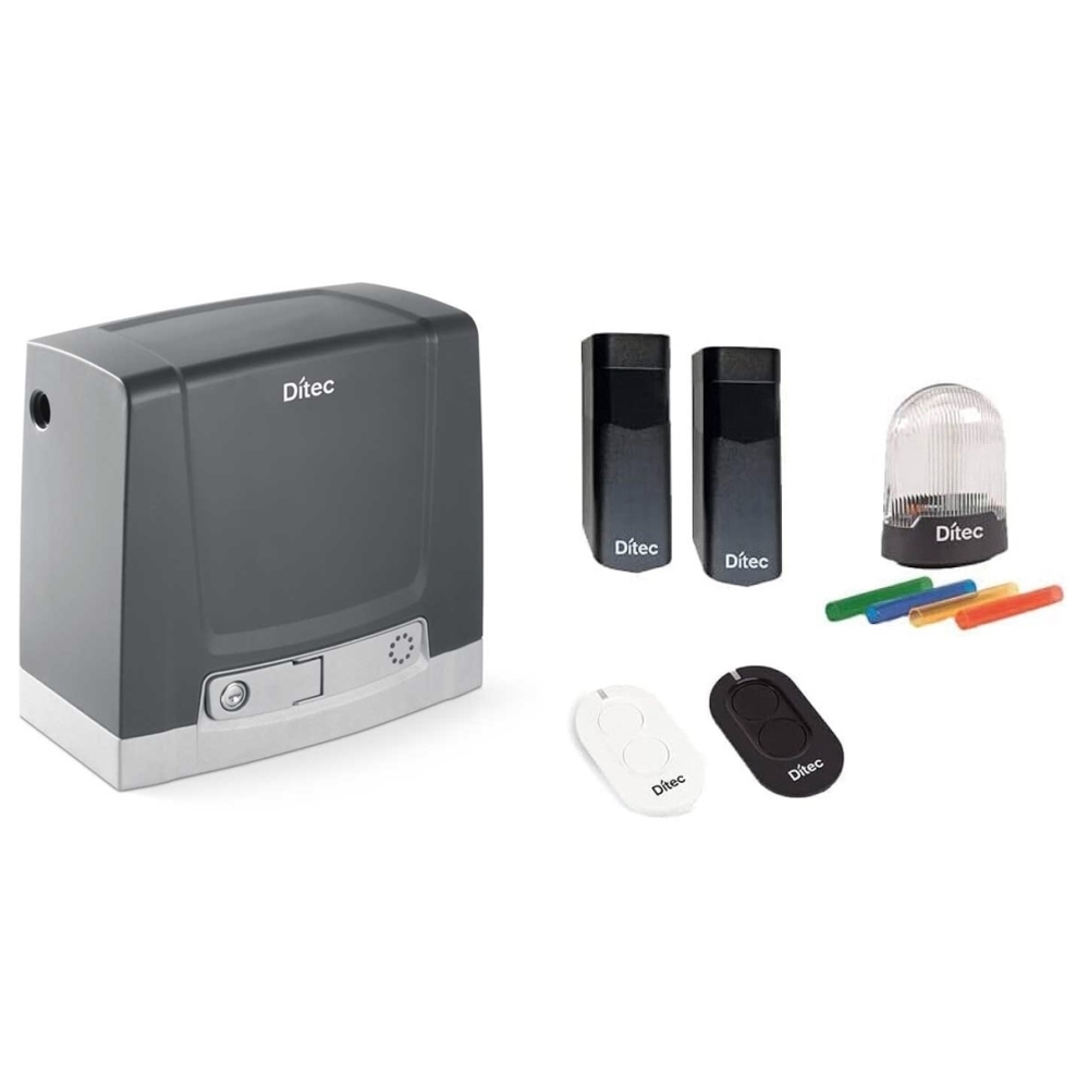 Kit Automazione Con Operatore Neos 500G DITEC DITNEOS500GL Per Cancelli Scorrevoli Fino A 500 Kg