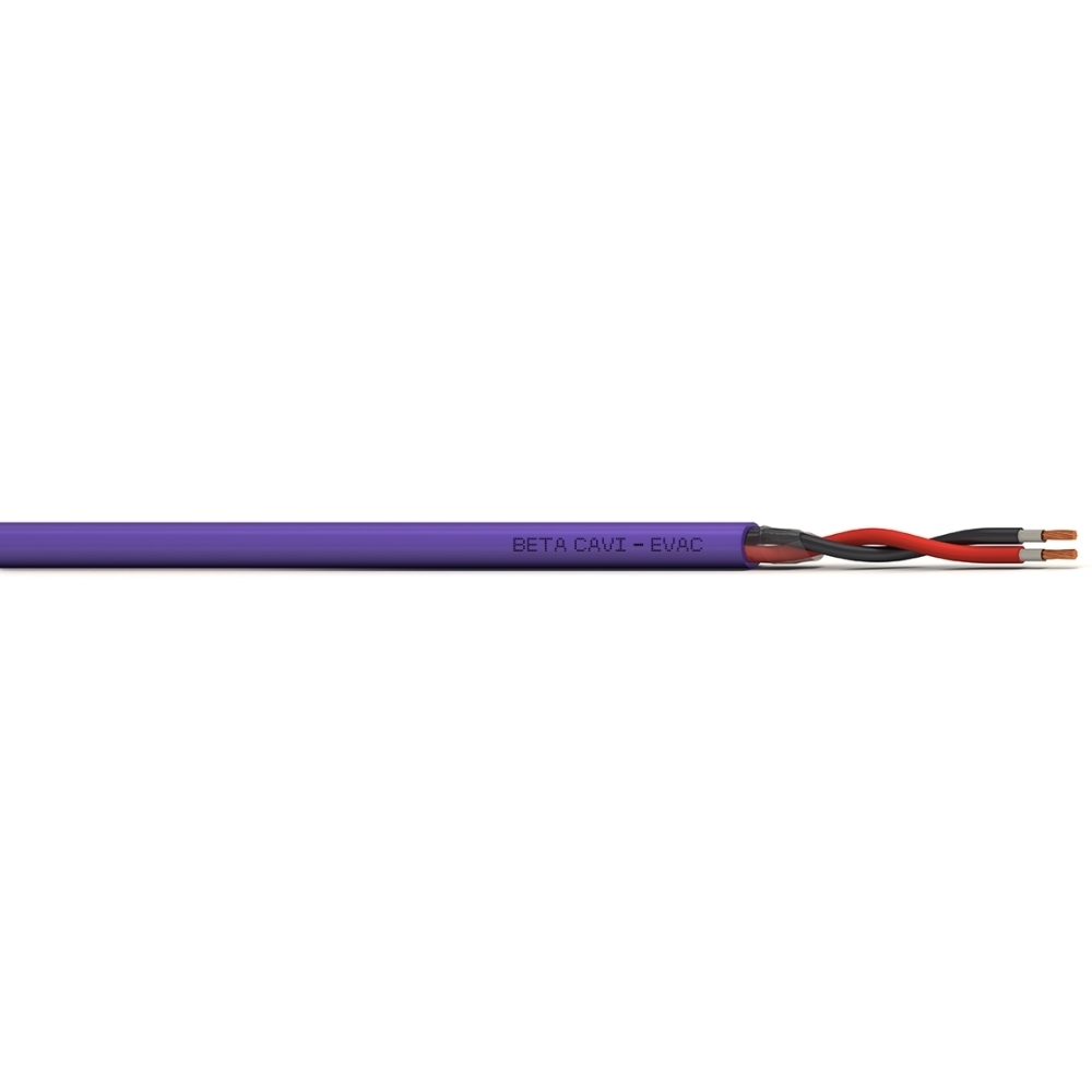 Cavo Evac 2X1,00 Ph120 Lszh Bobina 500 Mt BETA CAVI EVAC 2100 EVAC2100WR500