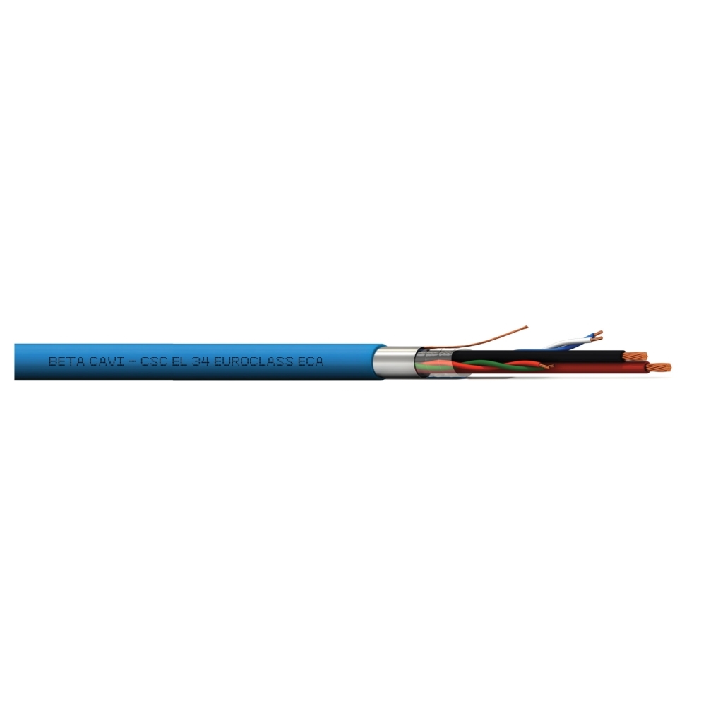 Cavo Allarme 2X0,50+1X2X0,22+T+S Eca Lszh Matassa 200 Mt BETA CAVI CSC EL 22 CSCEL22SF200