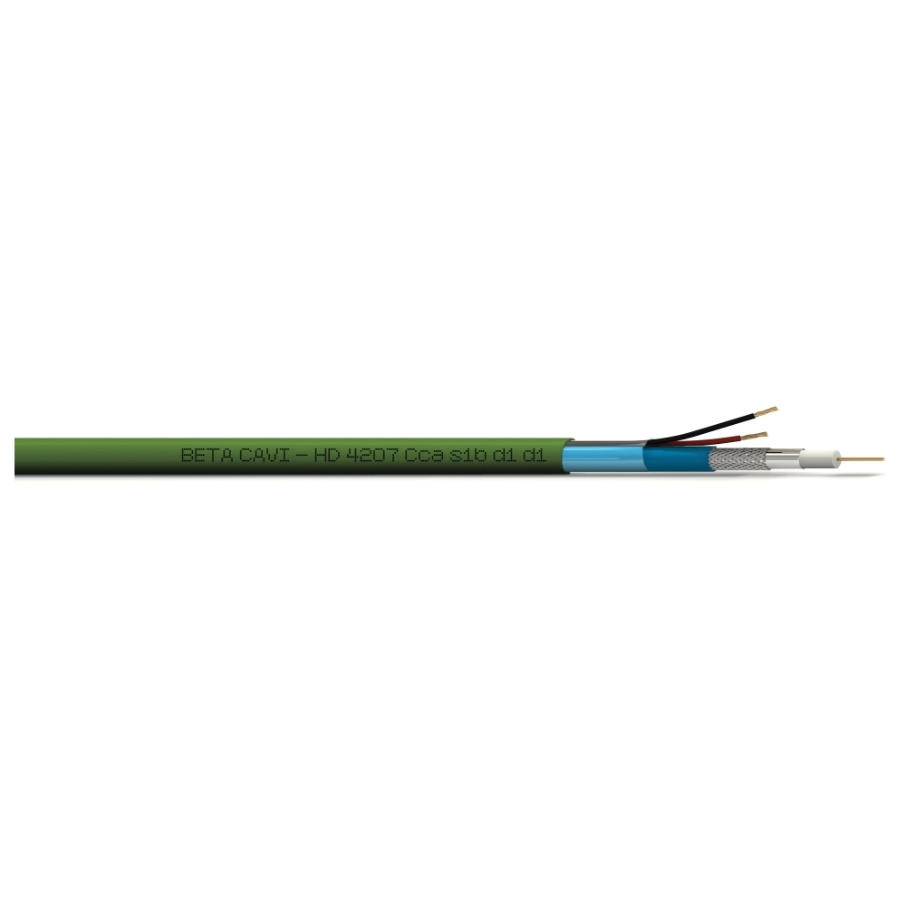 Cavo Video Coax 4019+2X1,00 Cca S1Bd1A1 Bobina 1000 Mt BETA CAVI HD 4210C HD4210CWR1000