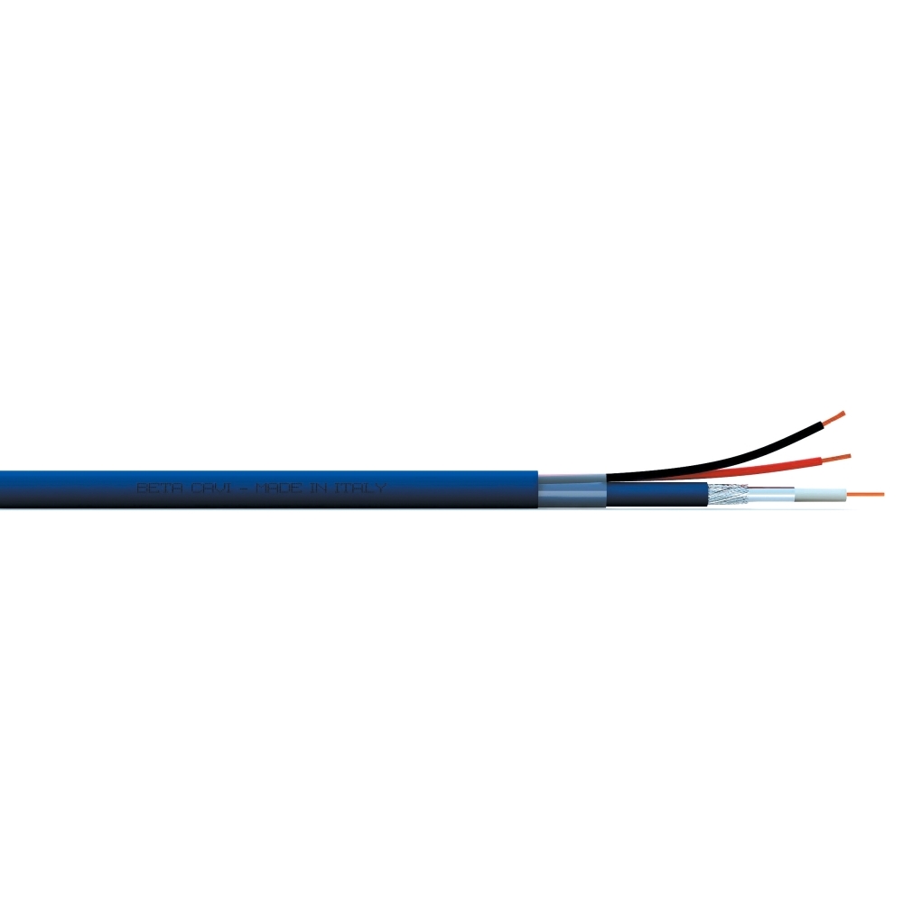 Cavo Video Coax4019+2X0,75+2X0,22 Lszh Eca Bobina 1000 Mt BETA CAVI HD 4407 HD4407WR1000