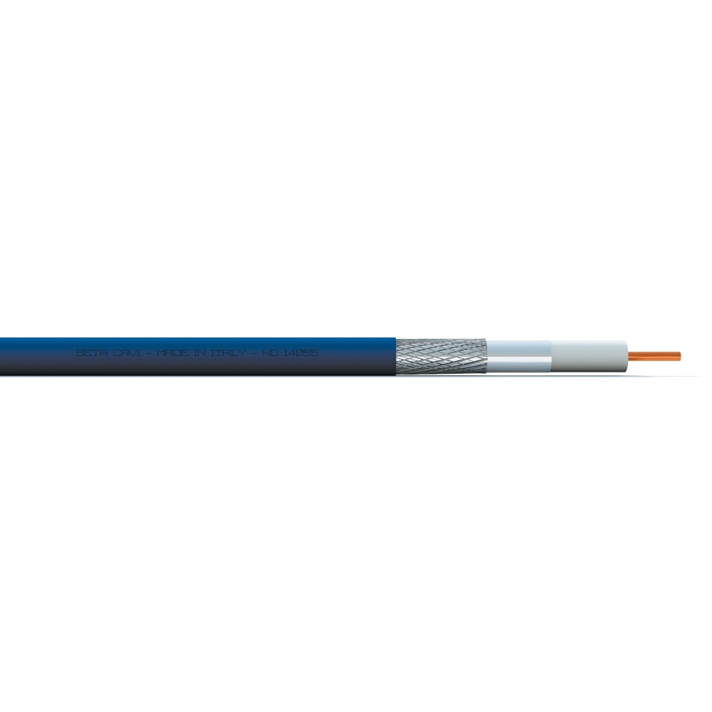 Cavo Video Coax 14055 Lszh+Pe Fca Bobina 1000 Mt BETA CAVI HD 14055DG HD14055DGWR1000