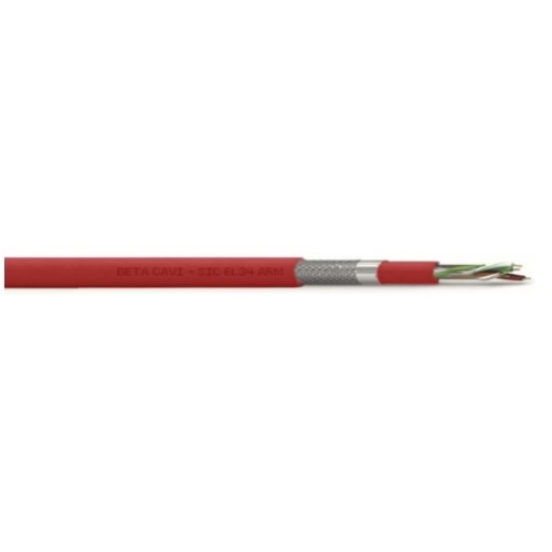 Cavo Fire 2X2,50 Armato Lszh Cca Matassa 100 Mt BETA CAVI FRHRR 2250 ARM FRHRR225ARMSF100