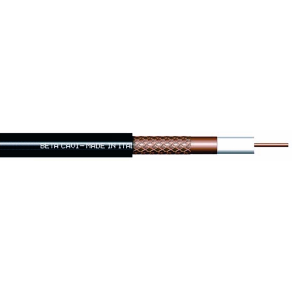 Cavo Interramento Coax Nap48 Pe 75Ohm Fca Scatola 100 Mt BETA CAVI NAP 48 CU NAP48CUEP100