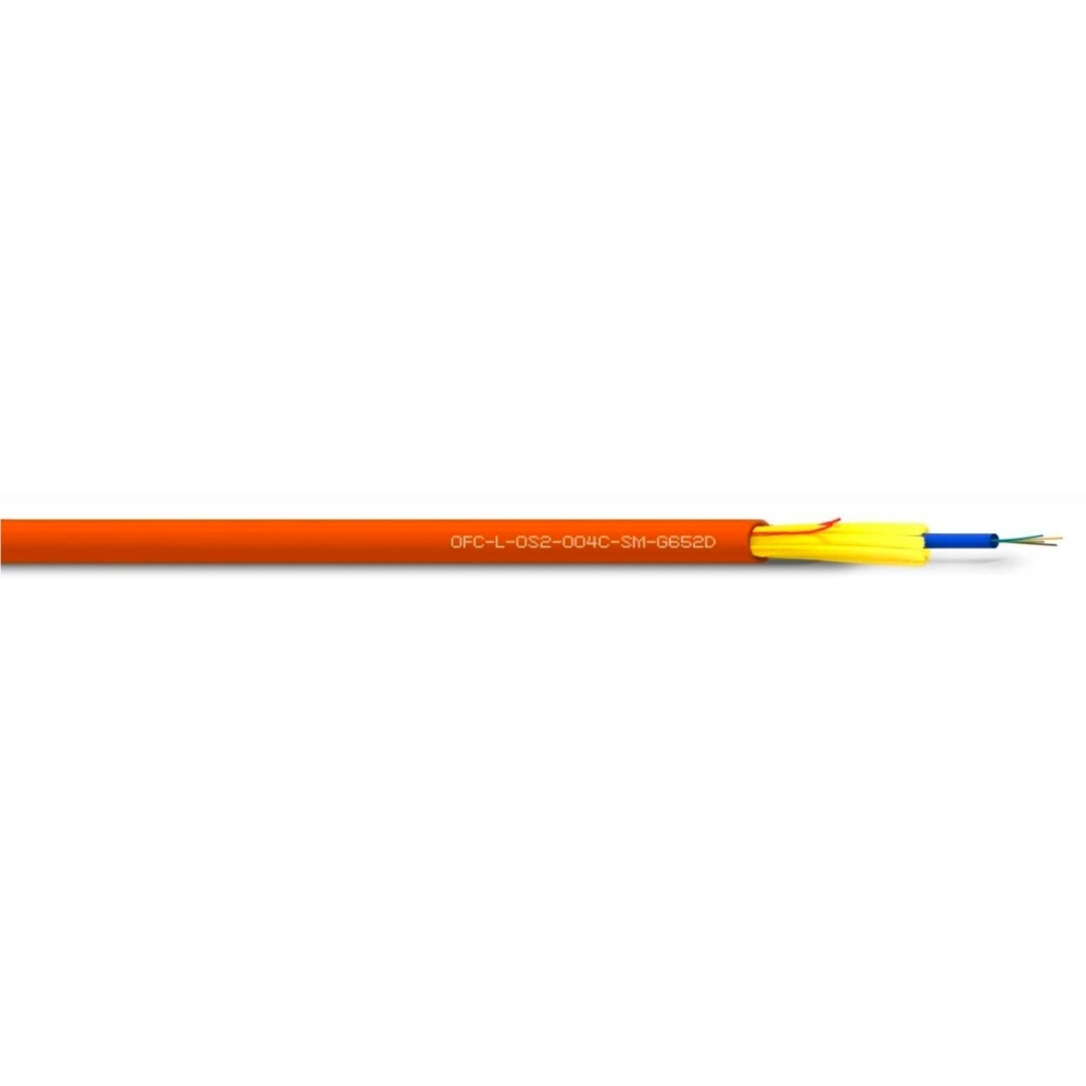 Cavo Fibra Ottica 1 004 9 125 Os2 Ad Nh Eca Bobina 2000 Mt BETA CAVI OS2-004E V1M OS2004EV1MWR20