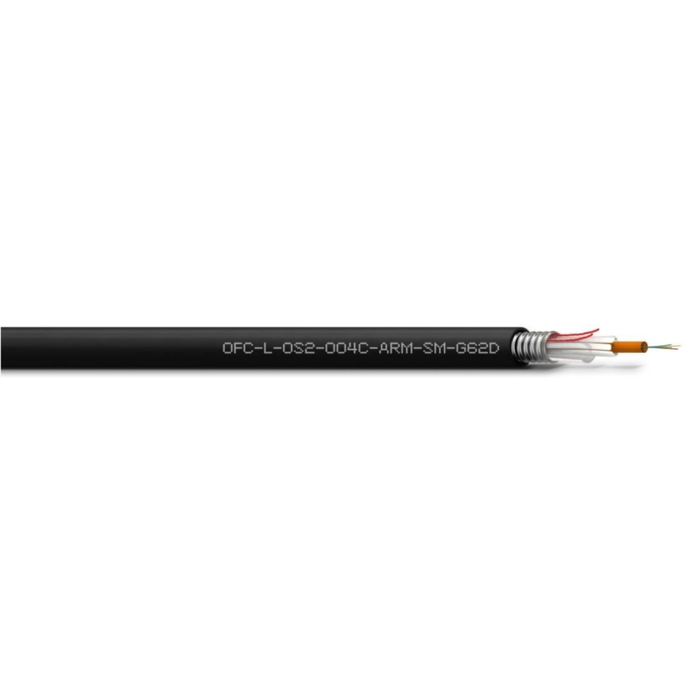 Cavo Fibra Ottica 1 012 9 125 Os2 Am Nh Cca Bobina 500 Mt BETA CAVI L-OS2-012C-ARM LOS2012CARMWR500