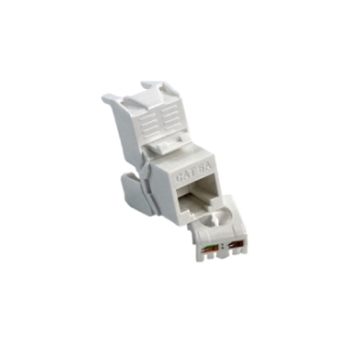 Presa Keystone Jack Rj45 Per U/Utp 6A-White KJ UU6A B KJUU6AB