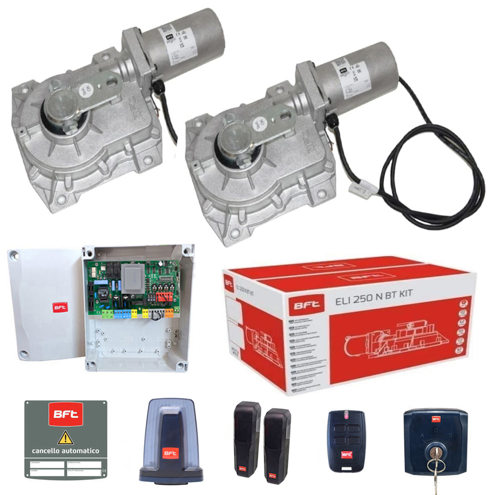 Kit Completo Per Cancelli Battente 230v BFT ELI VELOCE AC A35 KIT R930149 00001 2611889