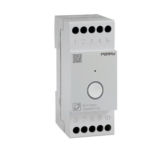 Interruttore Astron Wifi 1 Canale 2Din PERRY ELECTRIC 1IOIAWF0102