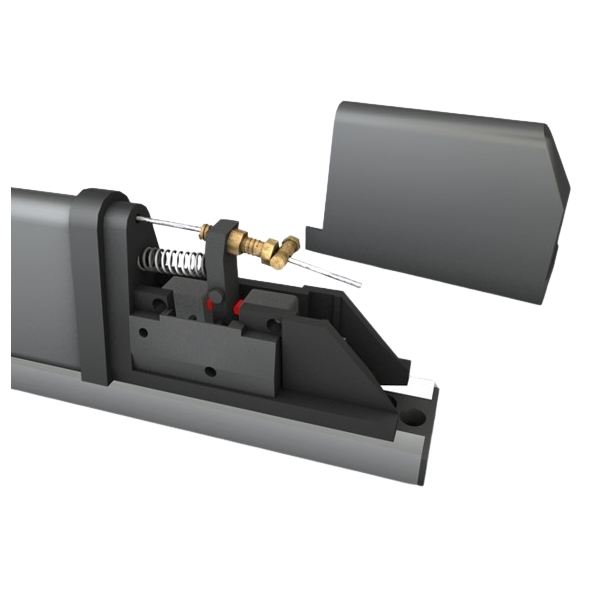 Costa Di Sicurezza Bordo Sensibile Profilo In Gomma Per Cancelli Scorrevoli CMMG180 Giallo 180 CM 1,8 MT