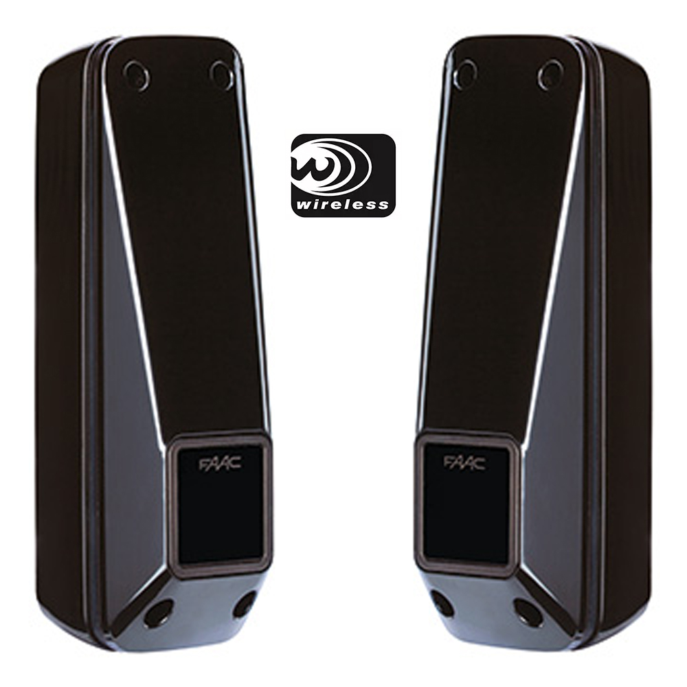 Coppia Di Fotocellula Orientabile 20MT Wireless Batteria FAAC XP20 W D 785104