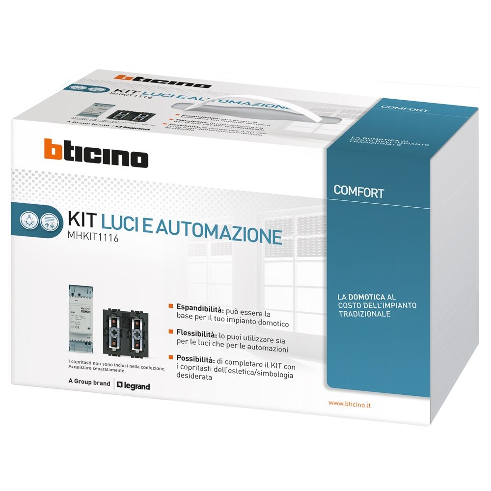 Gestione E Controllo Di Luci E Tapparelle Serie Livinglight Con Bus Scs BTICINO MHKIT1116