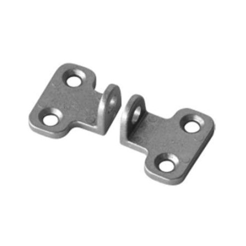 Coppia Staffe Supporto Da Incasso Per Attuatore Kimo - Grigio NEKOS 4010084