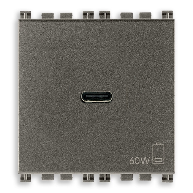 Alimentatore Usb C 60W Pd Metal VIMAR 19298.60.M