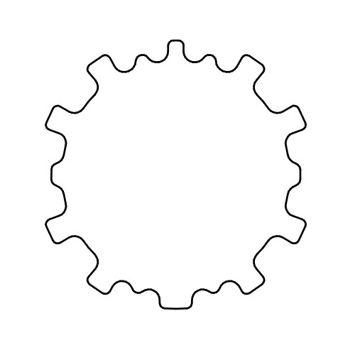Adattatore Ogiva 54 Ruota + Corona NICE 131.161001