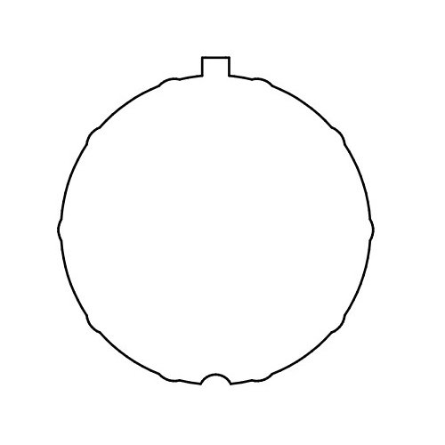 Adattatore Tondo 50 Ruota + Corona NICE 131.219301