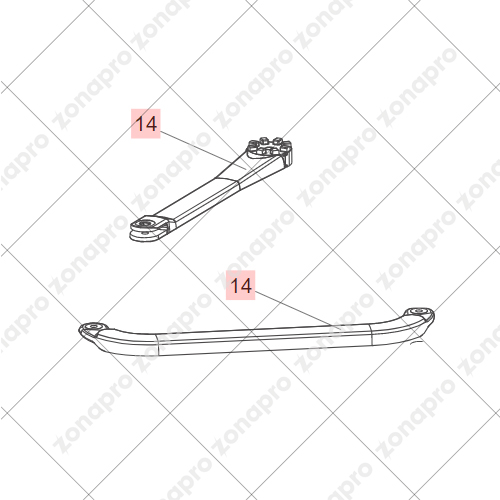 Bracci Articolati Per Motore 392 FAAC 63003540 Ricambio Originale