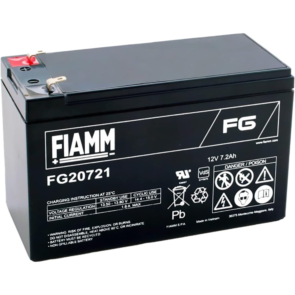 Batteria Fg 12V 7,2Ah FIAMM FG20721