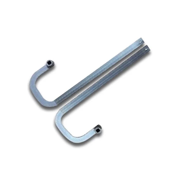 Coppia Bracci Curvi Sp.60/10 Con Bussola Quadra 20X20 Mm BENINCA' MARK.C6 909906991