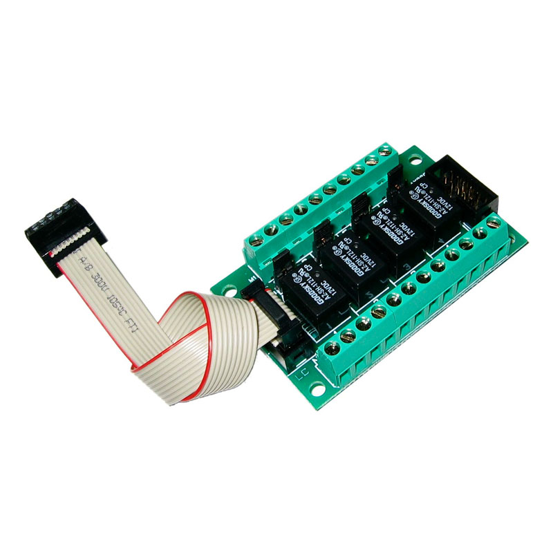 Modulo A 4 Relè Per Gestione Uscite Attive Di Tutti I Dispositivi Axel VENITEM AXIREL