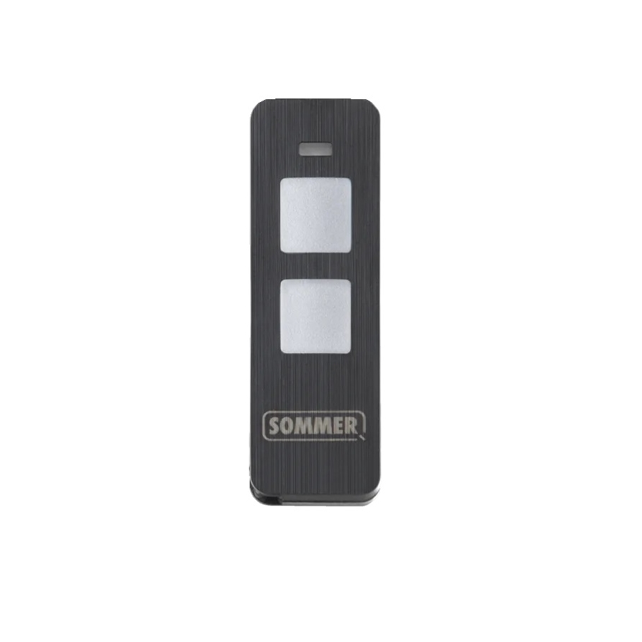 Telecomando Radiocomando 2 Canali Nero Cromo Fm 868,95 Mhz Codemaster S2 SOMMER PEARL TWIN+ YS11925-00001