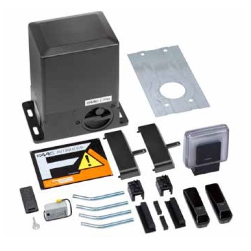 Kit Automazione 230V FAAC DELTA 2 KIT PERFECT 60 120009 Per Cancello Ante Scorrevoli