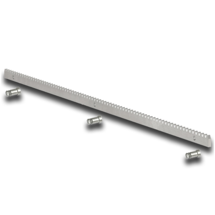 Cremagliera Zincata M4 30x8 x 1000mm 100cm 1mt FADINI 204L