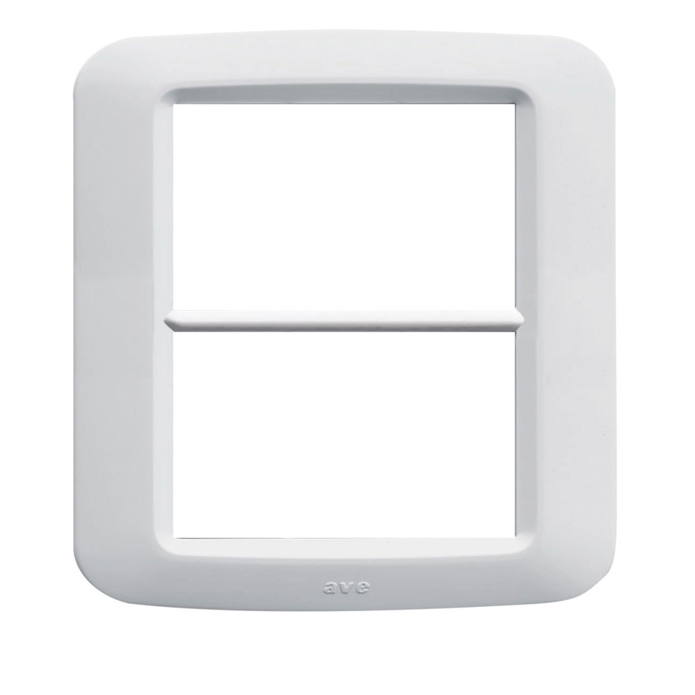 Placca Yes Tecnop.3+3 Mod.Bian.Banq AVE 45PY033BB